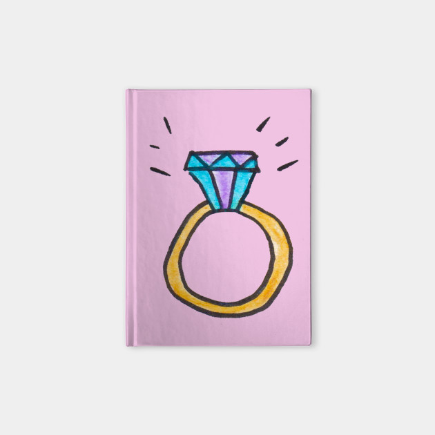 630x630 Wedding Ring Engagement Painted In Watercolor