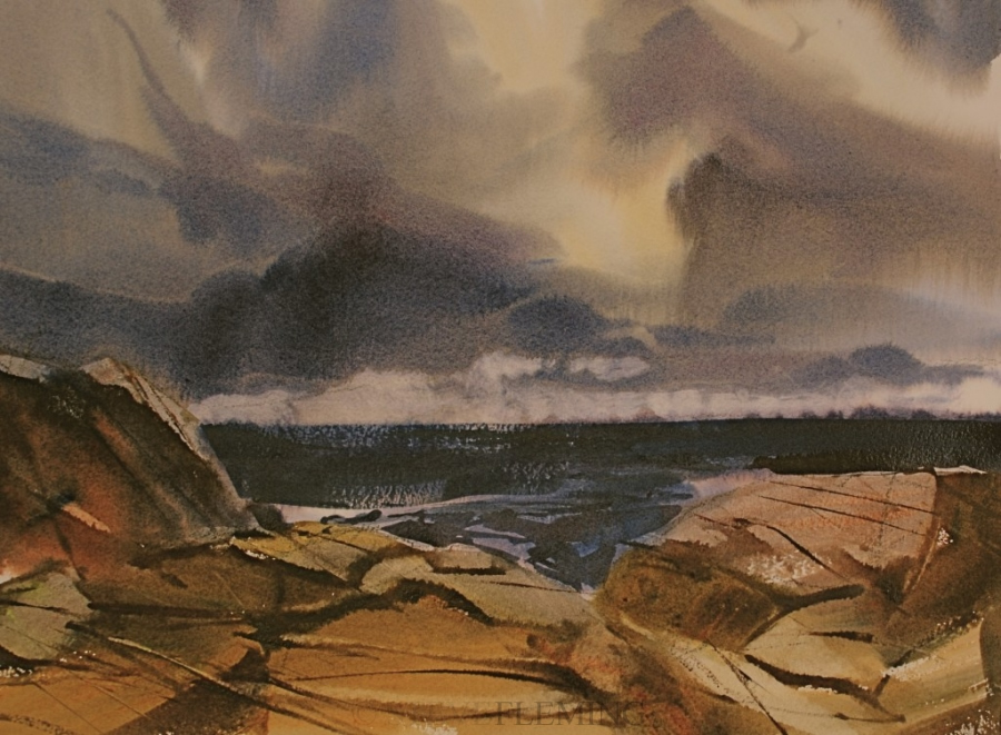 900x661 Lesson On Painting Rocks With Watercolor