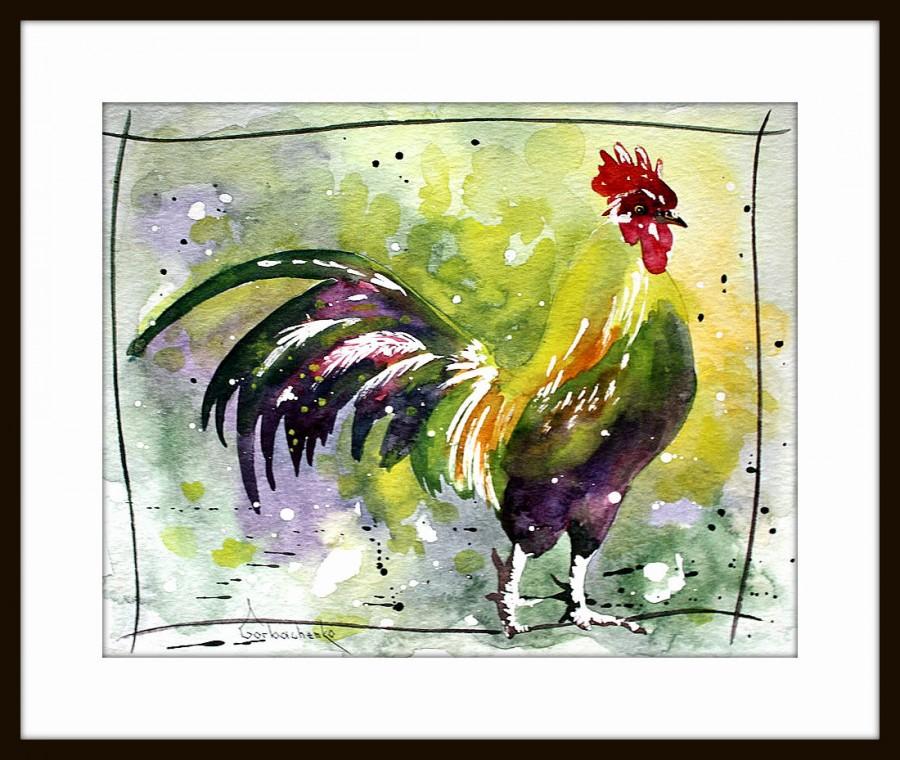 900x760 Rooster Art
