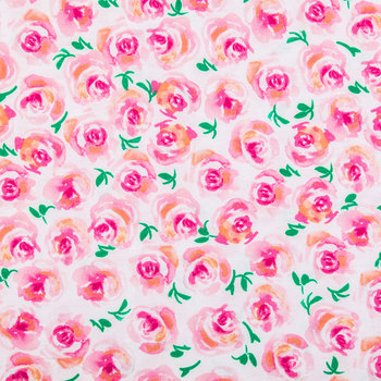 350x350 Bright Watercolor Rose Knit Fabric Hobby Lobby 1548072