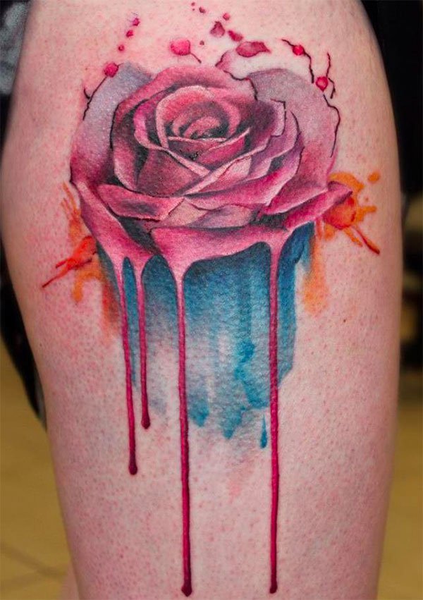 600x851 Examples Of Watercolor Tattoo Art And Design