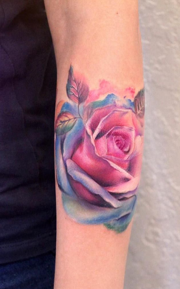 630x1011 Watercolor Tattoos Will Turn Your Body Into A Living Canvas