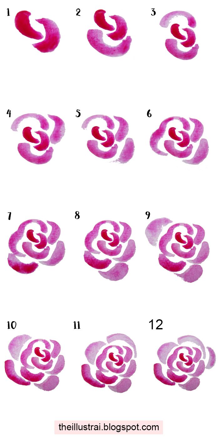 700x1401 How To Create Watercolor Roses The Illustrai