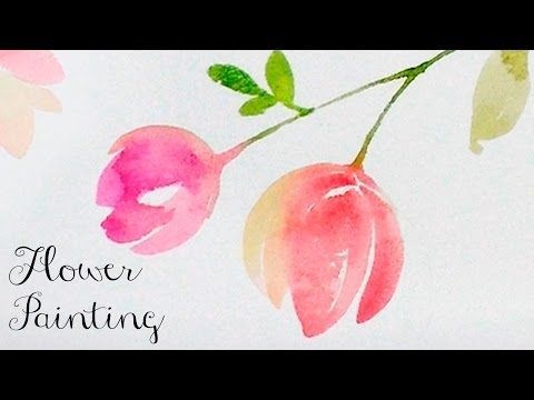 480x360 Paint With Me Watercolor Roses Tutorial (Easy, Beginner Painting