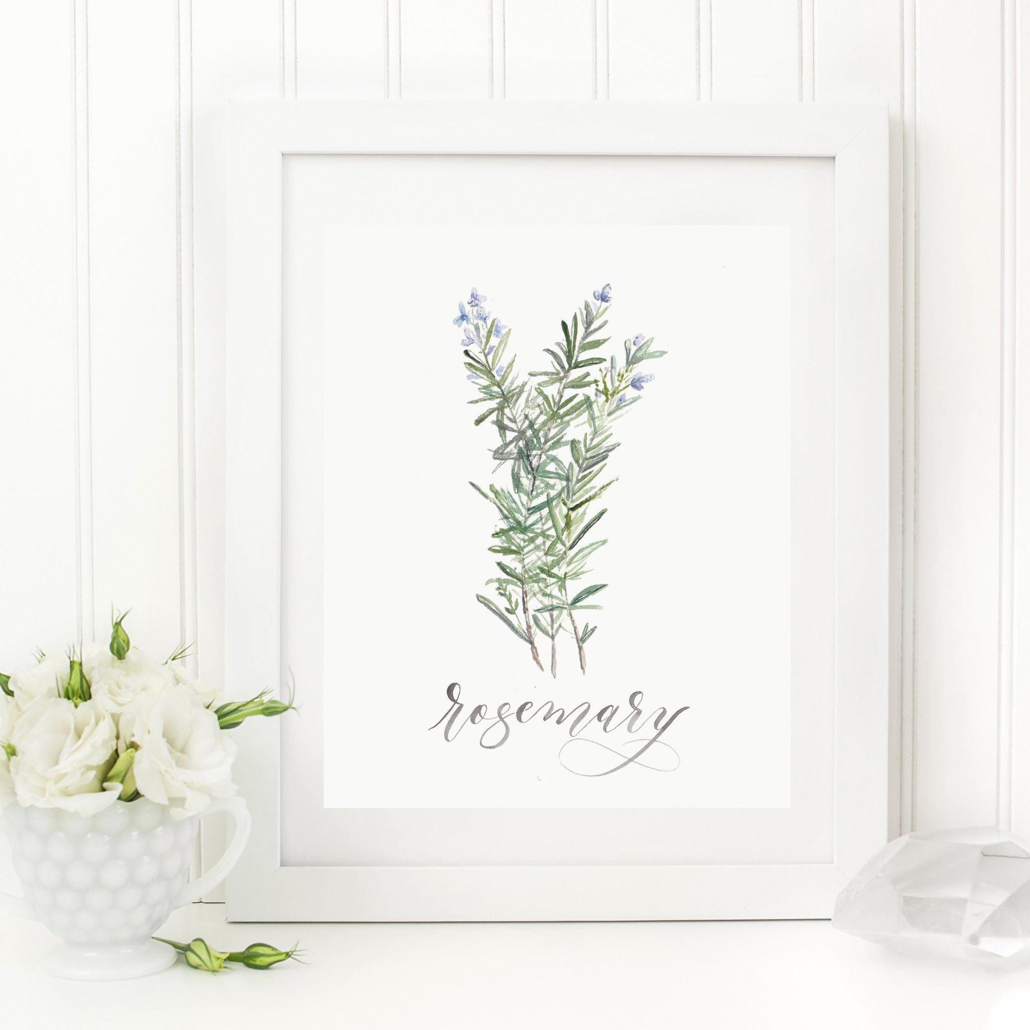 Watercolor Rosemary at GetDrawings | Free download