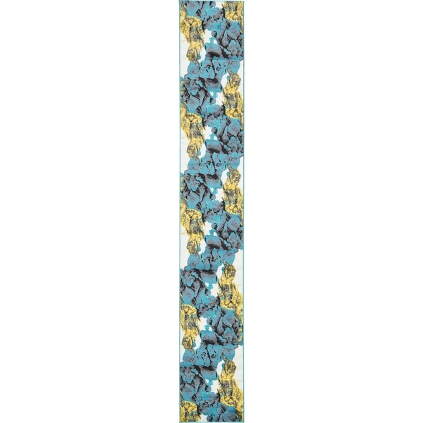 600x600 Unique Loom Metro Watercolor Runner Rug