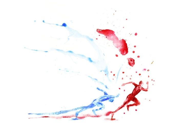 742x524 Watercolor Runner Tattoos! Tattoo And Tatting