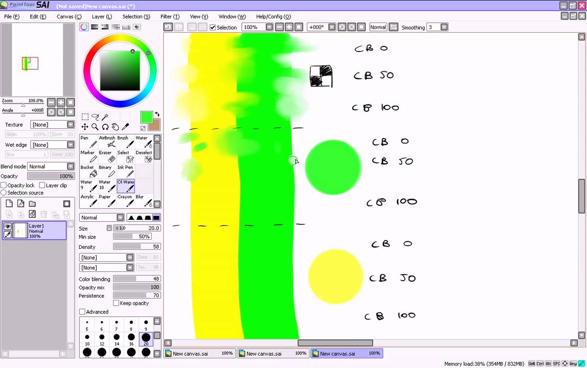 1148x720 Paint Tool Sai Ol Water Brush Tutorial