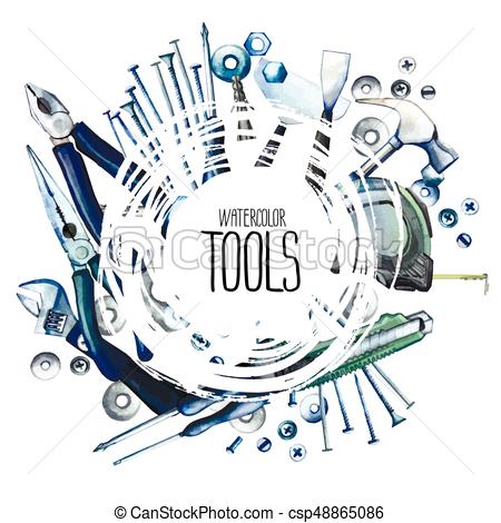 450x470 Watercolor Clipart Drawing Tool