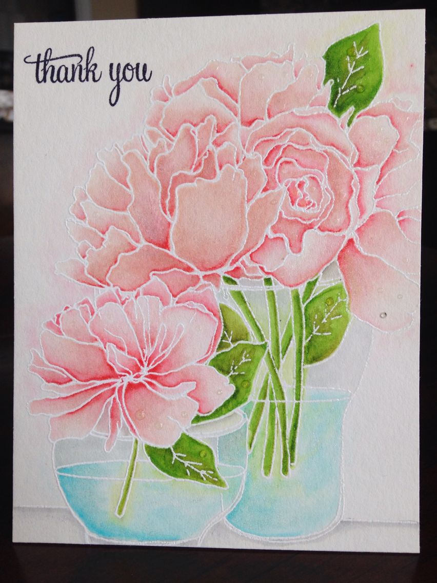 852x1136 Stamp By Catherine Scalon Designs. Watercolor Samples