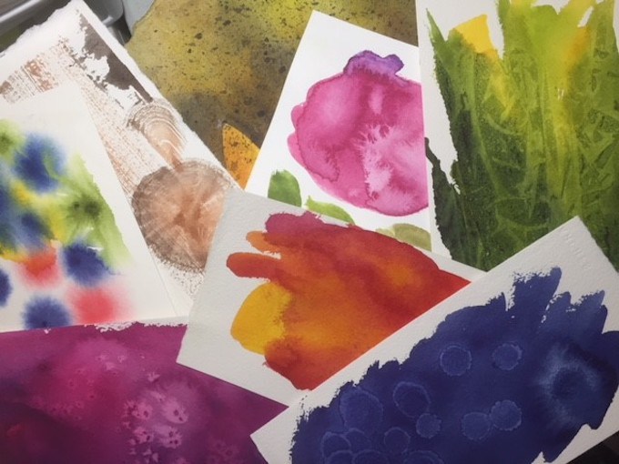 680x510 Watercolor Techniques And Textures Workshop Village Gallery Of Arts