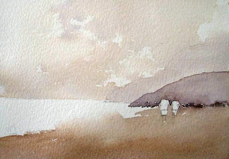 800x555 How To Paint Sand And Hills With Watercolor Watercolour