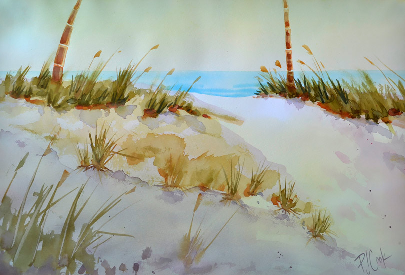 811x552 Sand Dune Aglow Painting