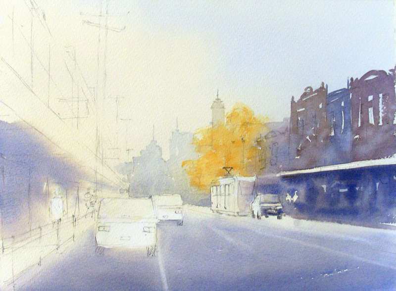 800x588 How To Paint Street Scenes With Watercolor Buildings