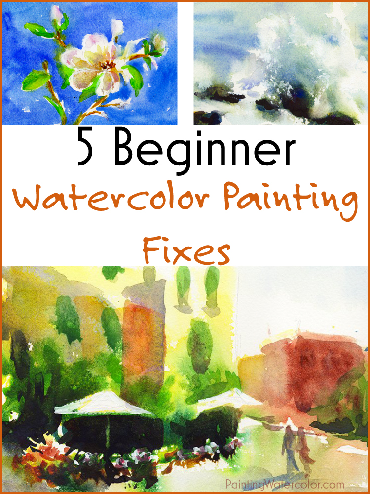 750x1000 5 Beginner Watercolor Painting Fixes Watercolor Painting Lesson By