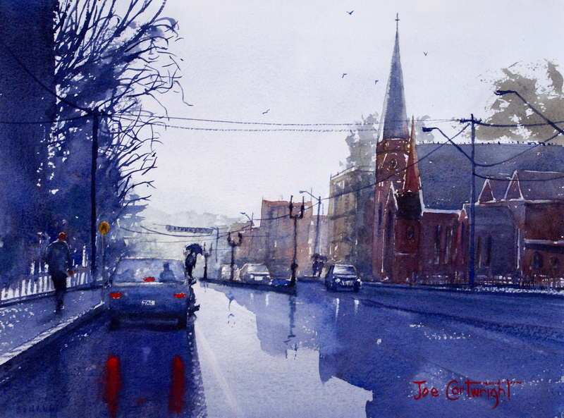 800x593 Watercolor Paintings Street Scene Gallery Watercolour