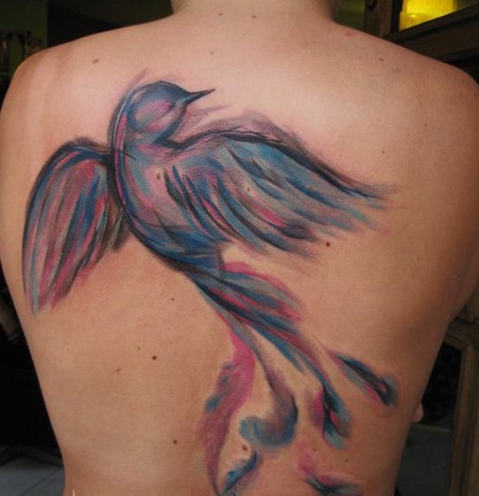 541x560 Hand Watercolor Scorpion Tattoo