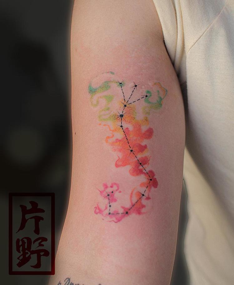 750x913 40 Gorgeous Constellation Tattoo Designs