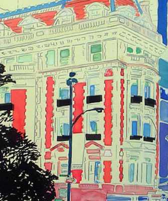 335x400 Monotype Screenprinting With Watercolor Presented By Rubber City