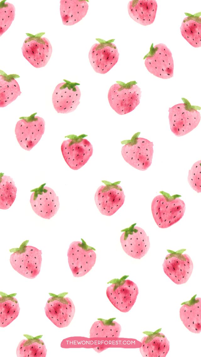 640x1136 Strawberry Iphone Wallpaper