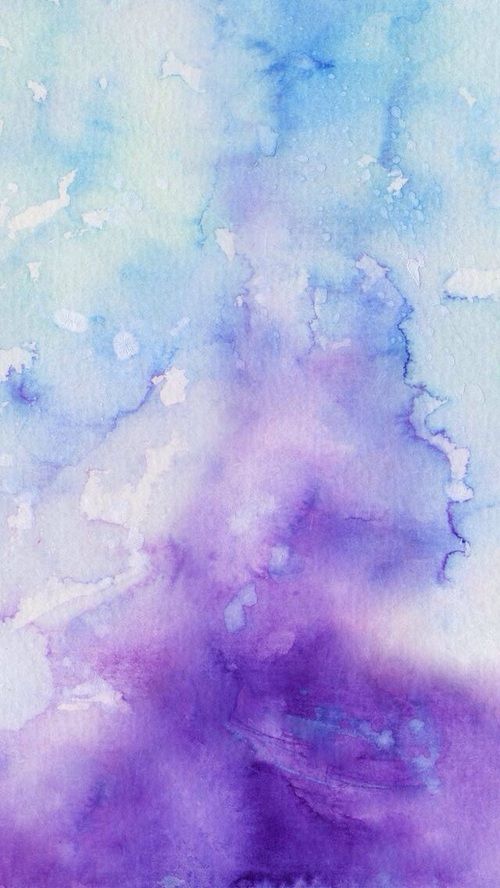 500x888 Blue Purple Watercolour Wallpaper Wallpapers