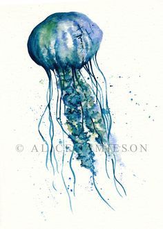 Watercolor Sea Animals