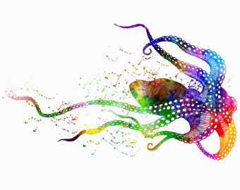 340x270 Sea Life Wall Art Etsy