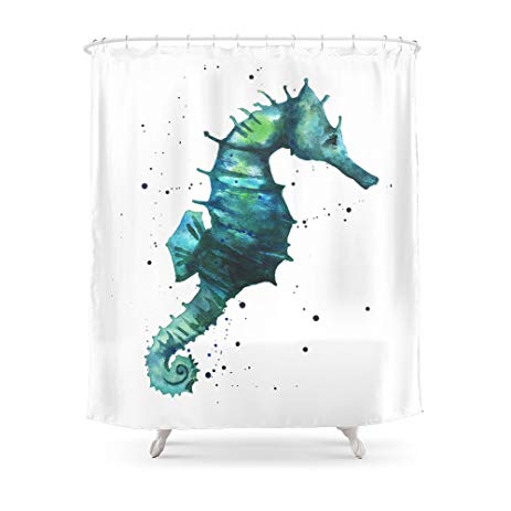 463x463 Society6 Seahorse Print, Seahorse Painting, Watercolor