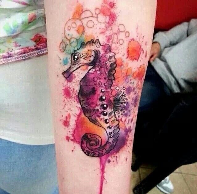 639x631 Watercolor Tattoo