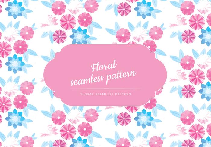 700x490 Vector Watercolor Seamless Pattern