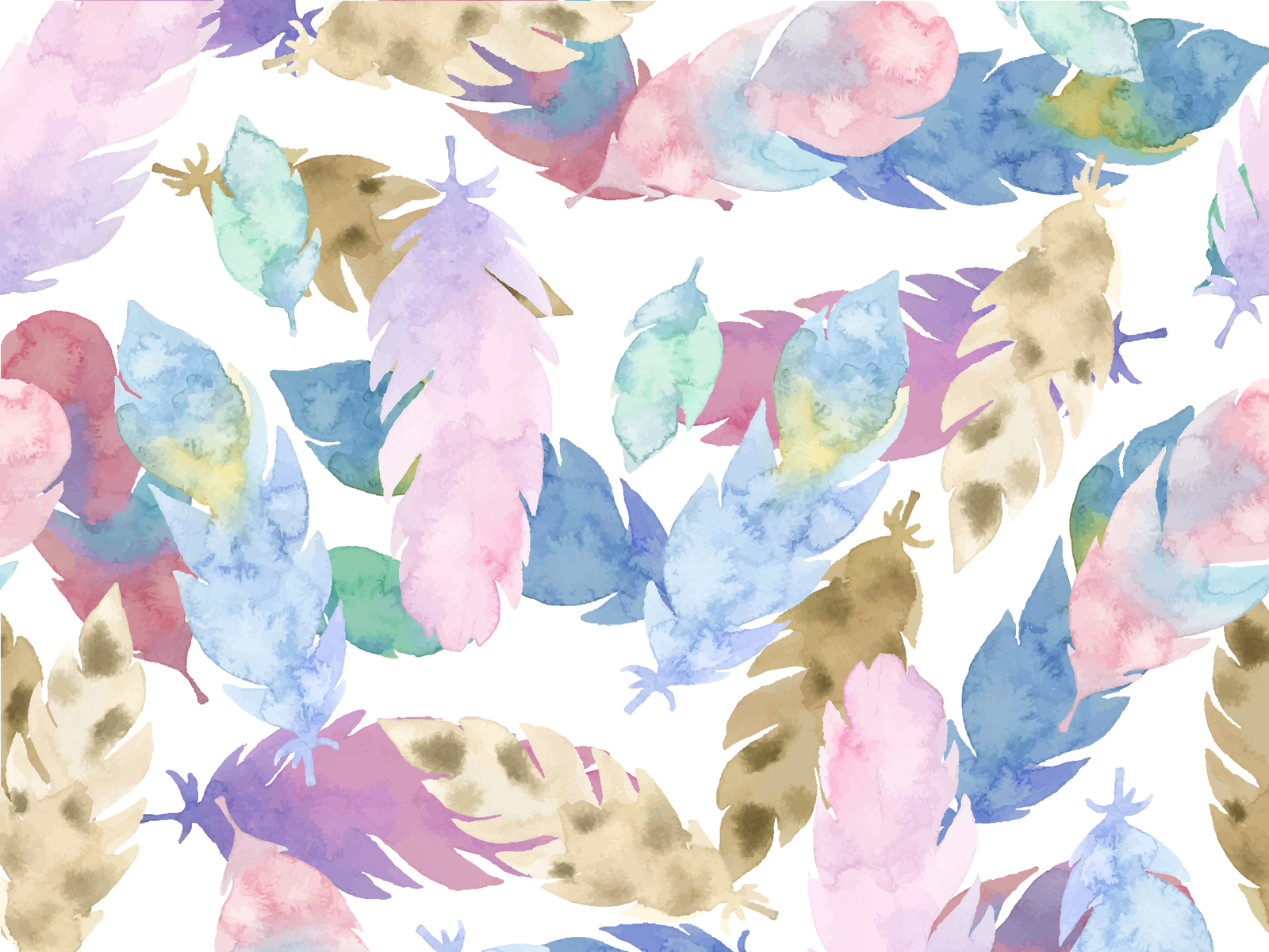 1600x1200 Watercolor Seamless Pattern. By Zemfira Mikailova