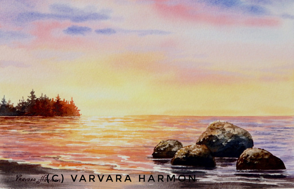 1024x658 Watercolor Seascape One Day Workshop