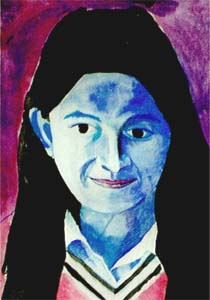 210x300 Watercolor Self Portraits Lesson Plan