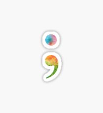 210x230 Semicolon Stickers Redbubble