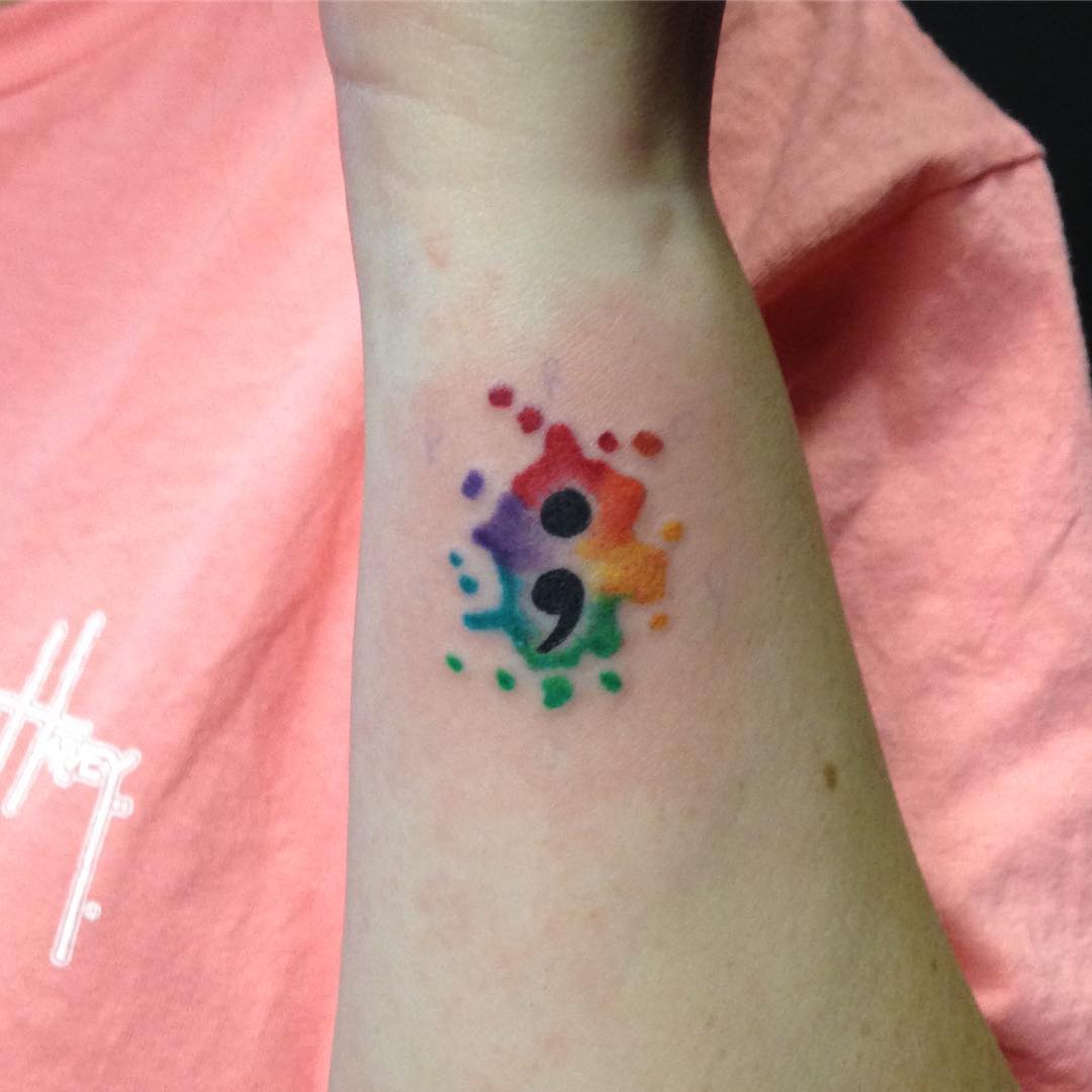 1080x1080 Semicolon Tattoo Ideas Sassy Daily Tattoo