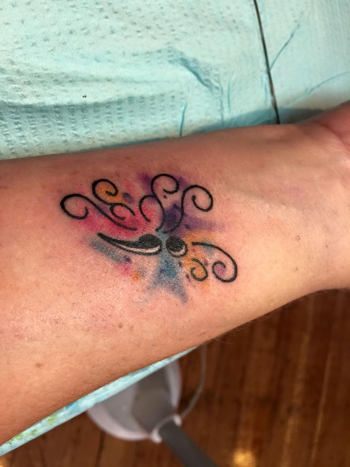 720x960 Semicolon Butterfly Watercolor