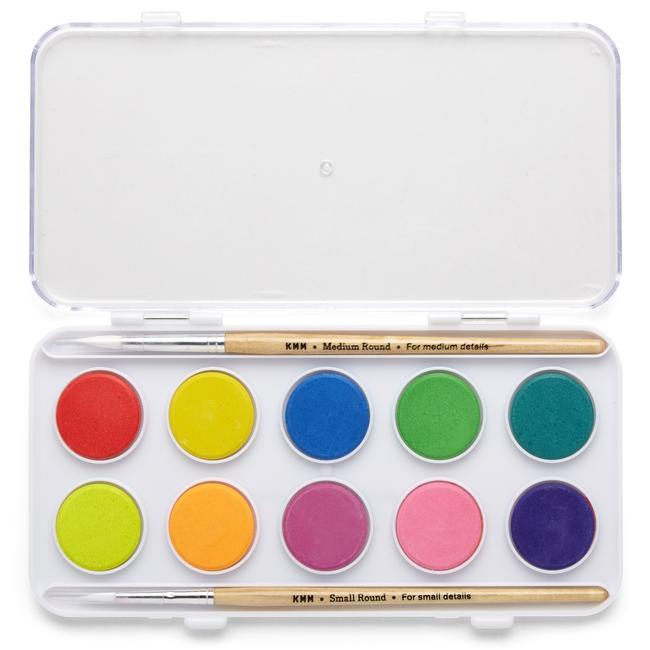 650x650 Neon Watercolor Set (Set Of 10) Kid Made Modern