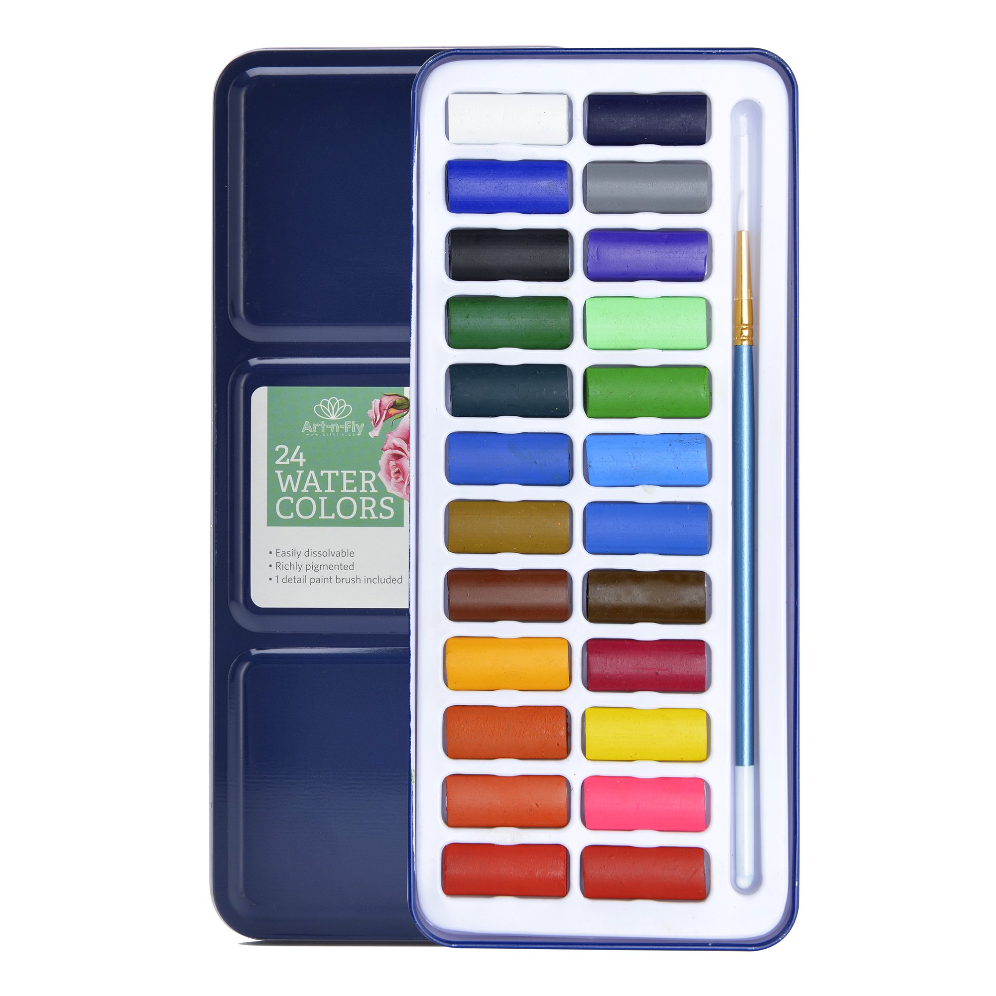 2000x2000 24 Watercolor Paint Set With Water Brush