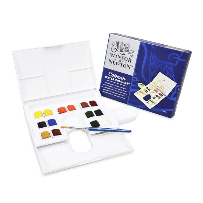 650x650 Winsor Amp Newton Cotman Watercolor Set