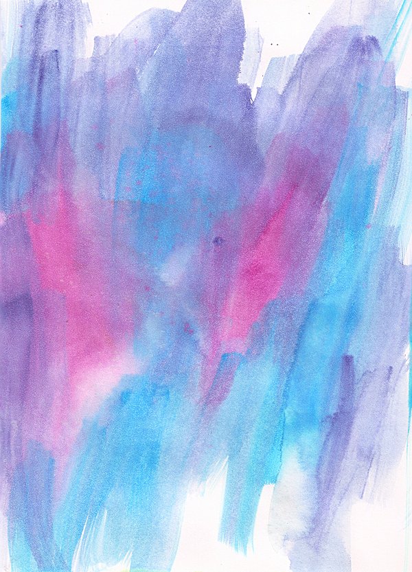 600x833 Shades Of A Sunset Watercolor By Kizistock