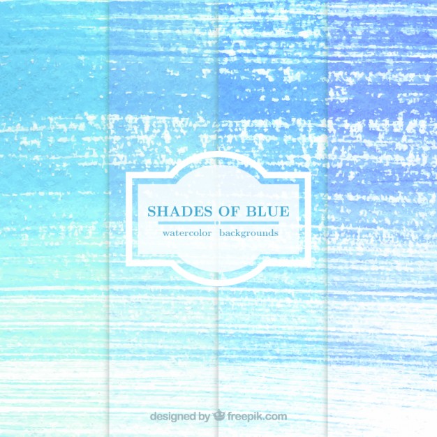626x626 Watercolor Shades Of Blue Backgrounds Vector Premium Download