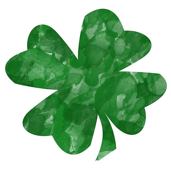550x550 Watercolor Shamrock Posters By Carson Satchwell Redbubble