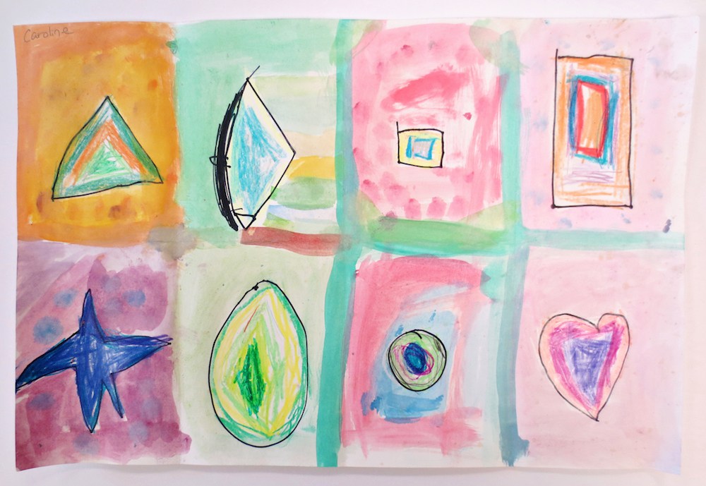 1000x689 Kindergarten Watercolor Shapes Art Is Basic An Elementary Art Blog