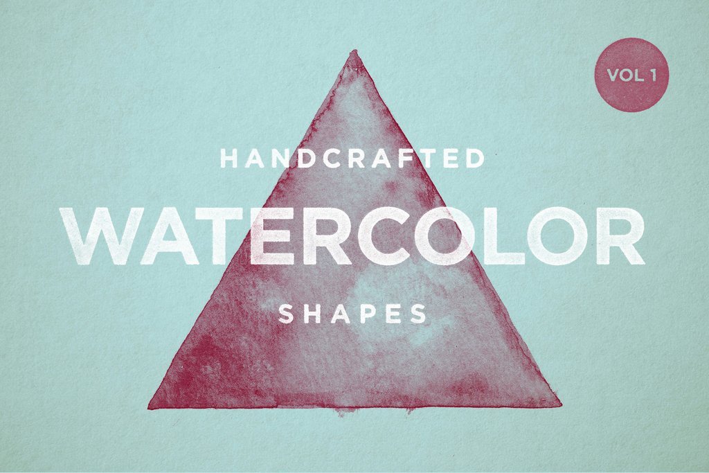 1024x683 Watercolor Shapes Vol.1