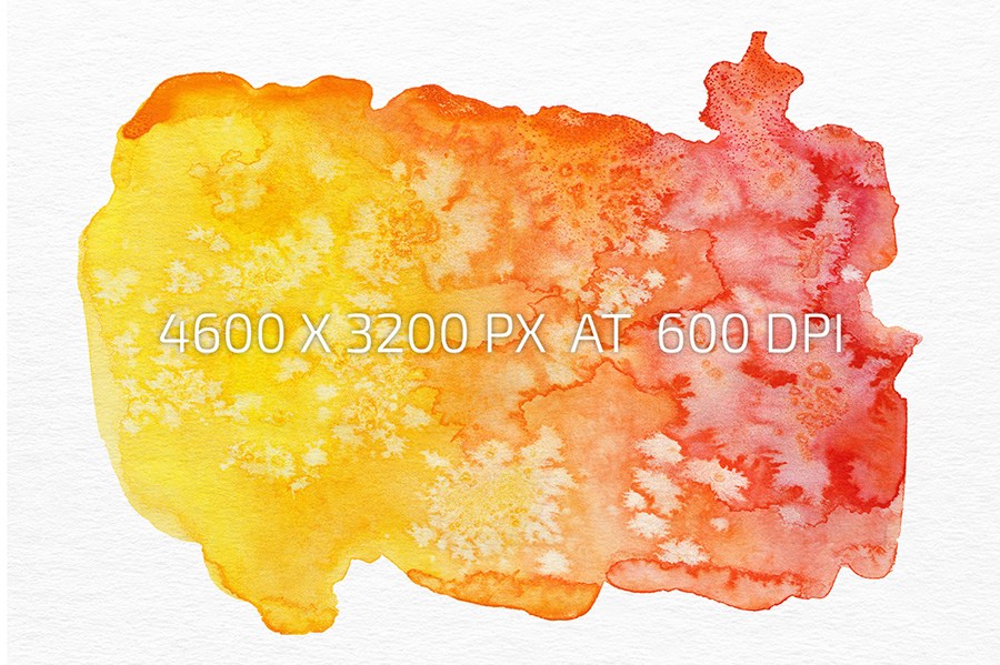 900x599 7 Salted Watercolor Shapes Free Design Resources