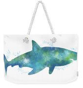 170x180 Blue Watercolor Shark Art By Linda Woods Painting By Linda Woods