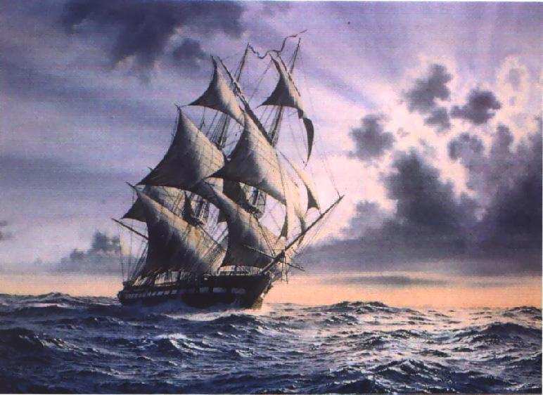 772x562 Sailing Ship Painting Luxury Watercolor Painting Of The The Uss