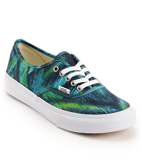 540x640 Vans Authentic Slim Watercolor Shoes Zumiez