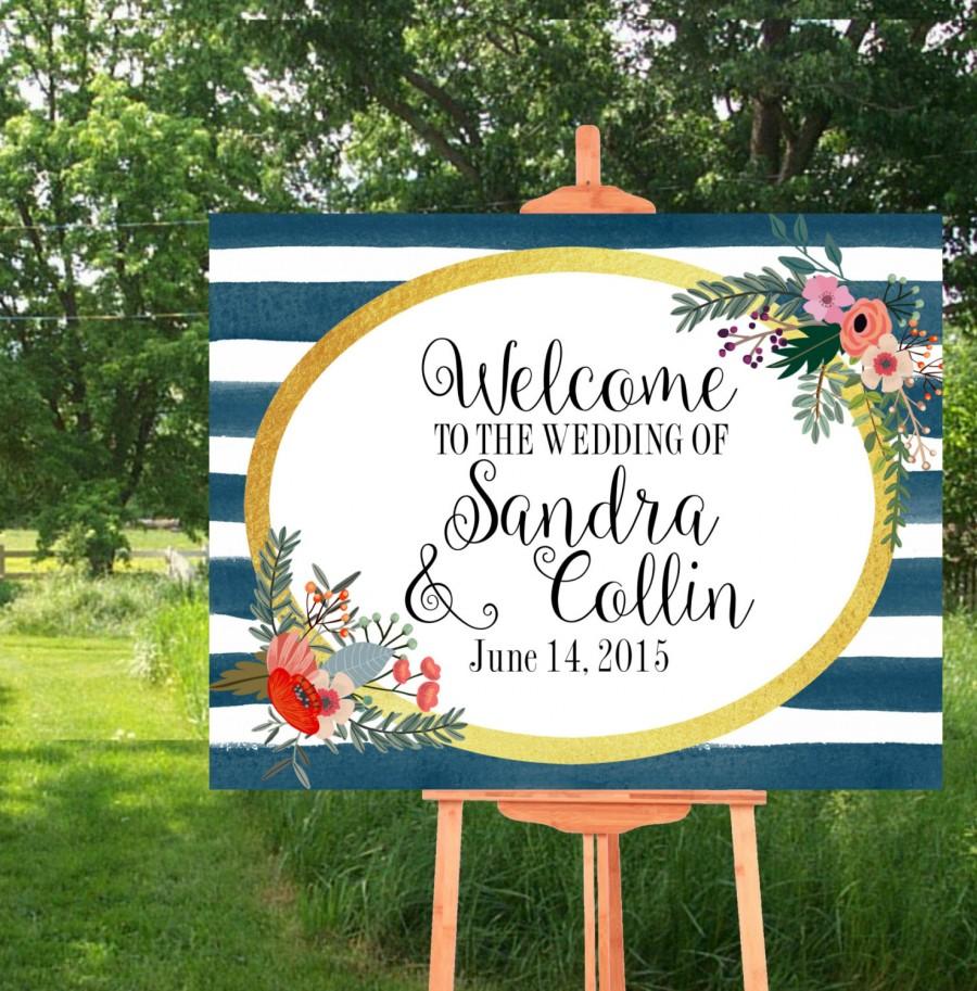 900x913 Printable Wedding Sign, Watercolor Sign, Welcome To Our Wedding