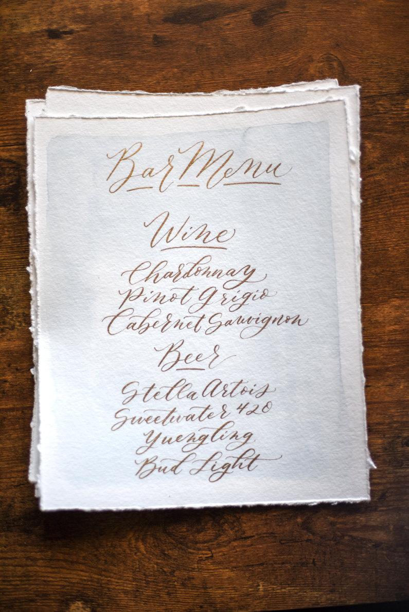 795x1191 Watercolor Wedding Drink Bar Menu Signs In Modern Calligraphy